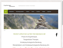 Tablet Screenshot of ergotherapie-oberhausen.de